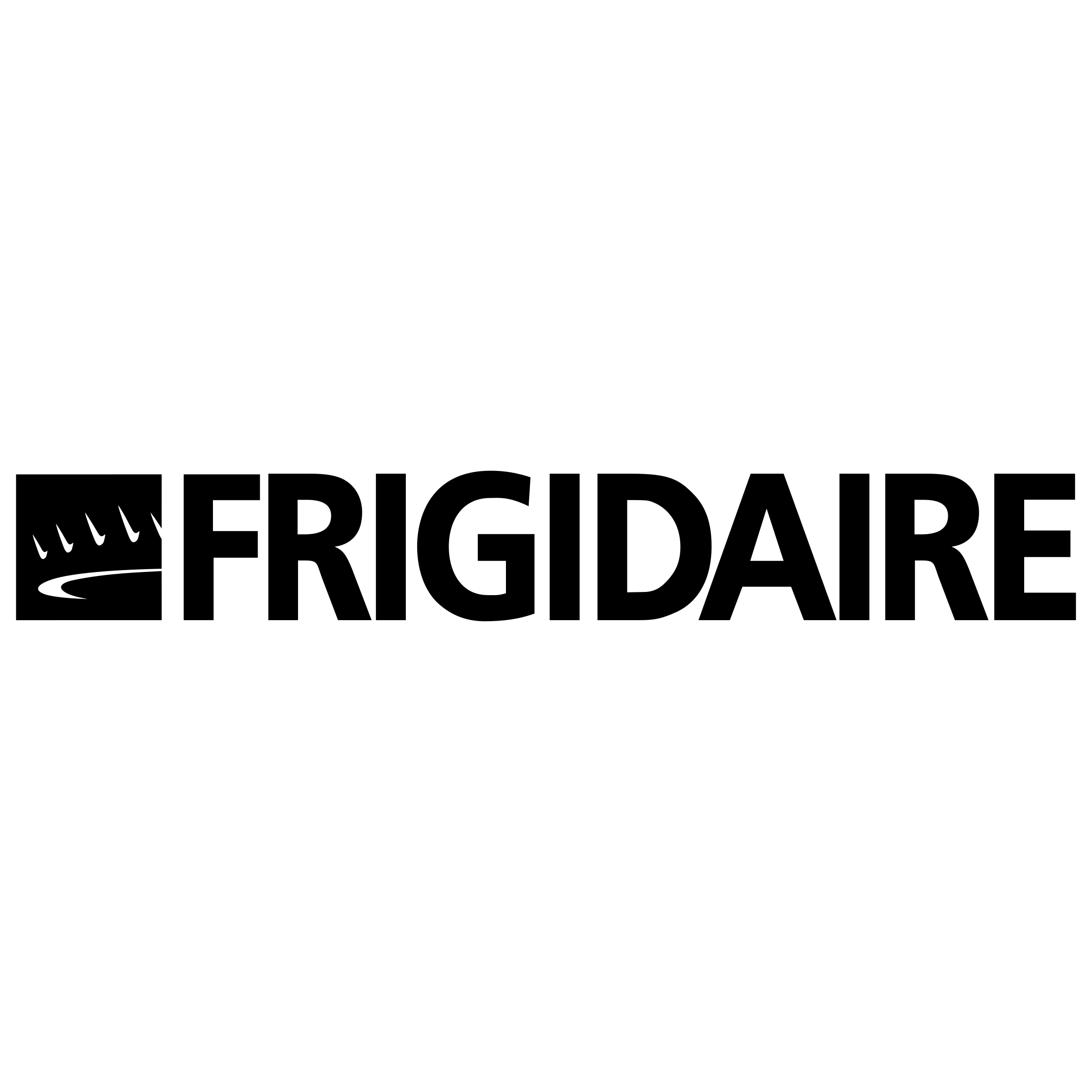 Equipos Frigidaire Logotipo de Frigidaire, marca de electrodomésticos atendida